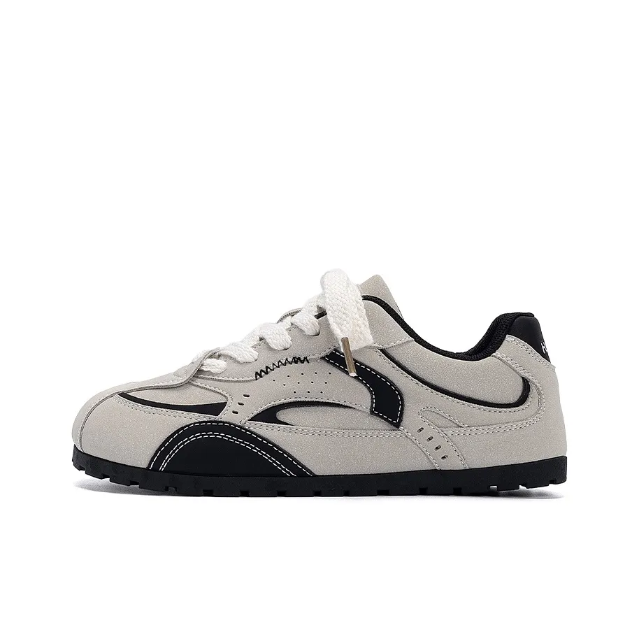 HUANQIU Эксклюзивная обувь для бега покрытие устойчивое к истиранию низкий топ кеды женские серый черный