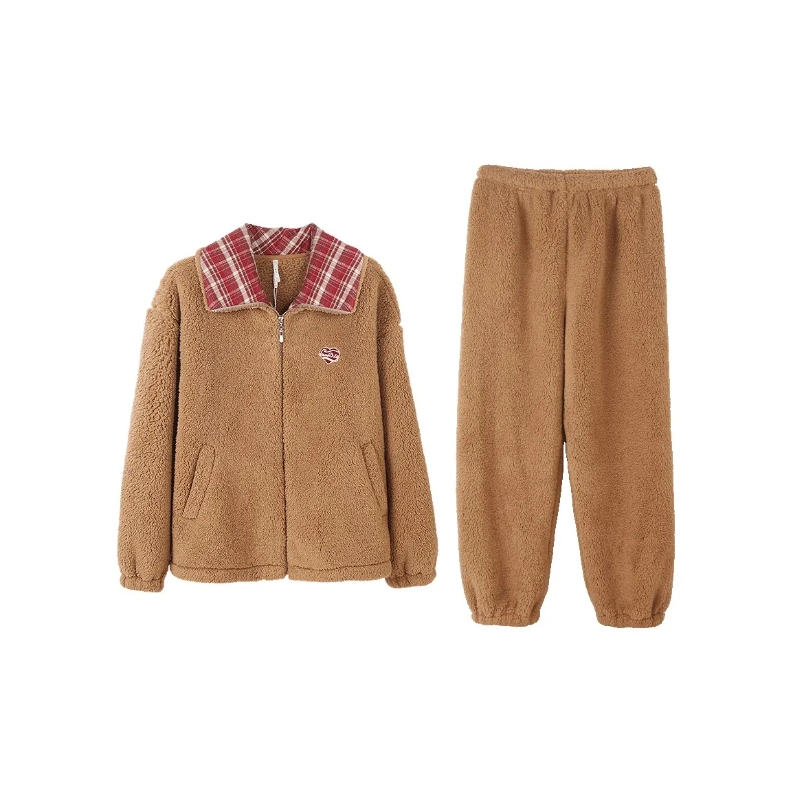 Aannsfam Жженый янтарный Женские пижамные комплекты