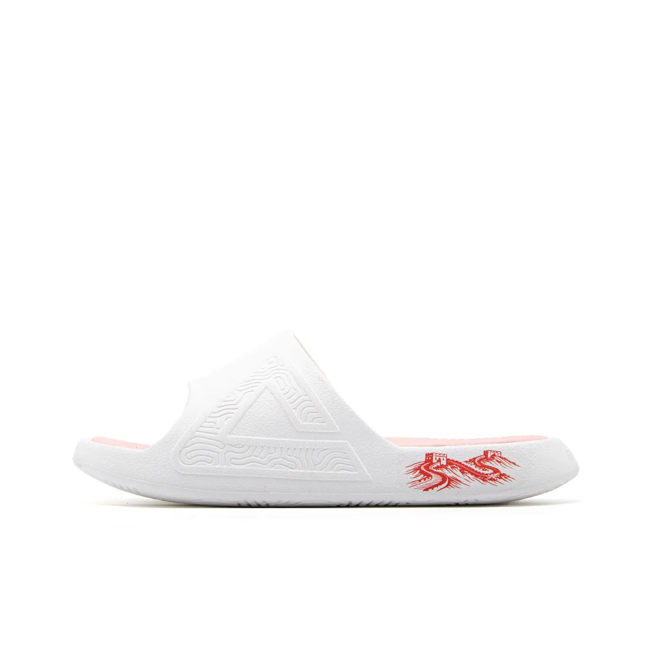 PEAK Extreme National Creativity Белый Красный The GREAT WALL DIY Тапочки Пляжные Сандалии Унисекс