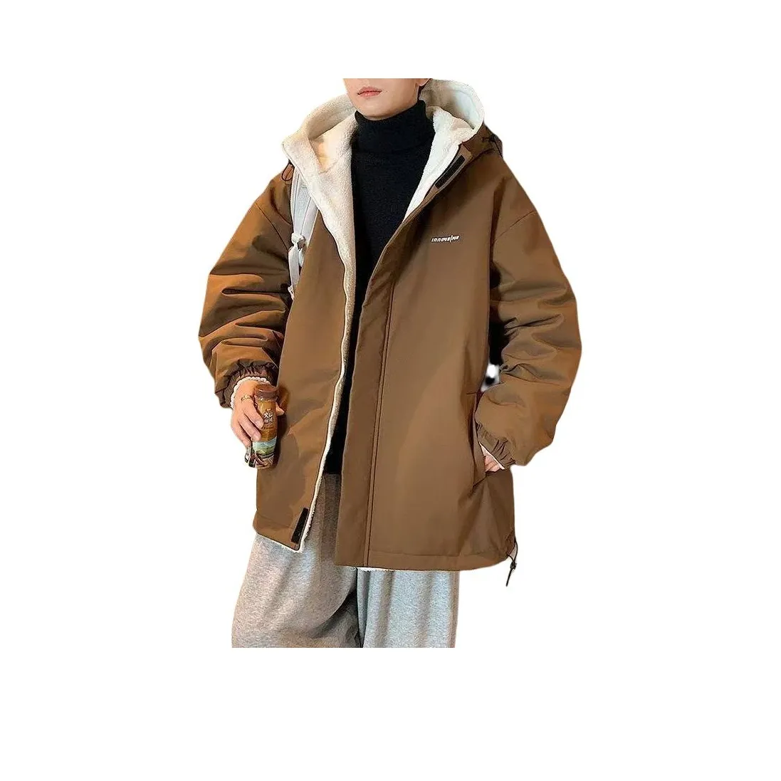 BONAS Кофе Мужские пуховики