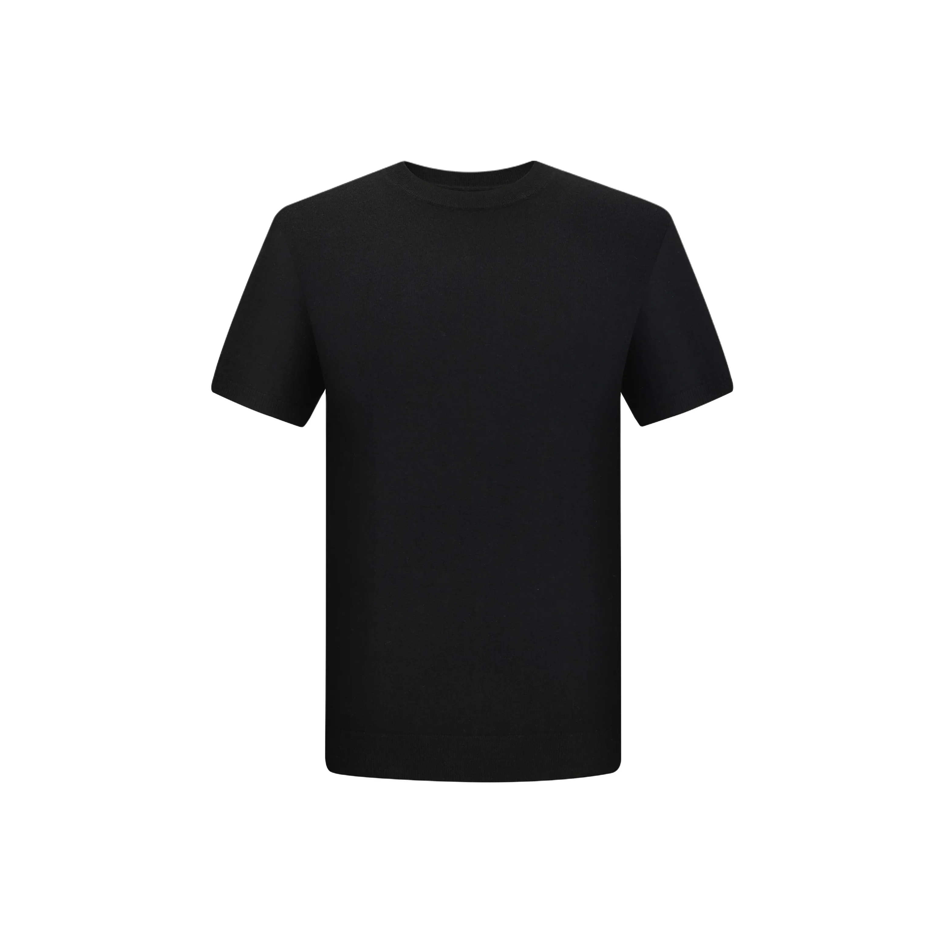 POSEMER Чисто Черный Мужской Кашемировый Свитер