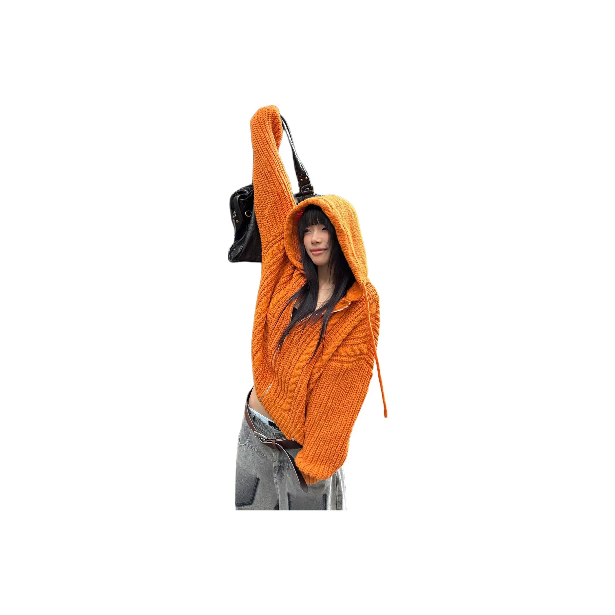 MUCCHIC Orange Women's Knitwear