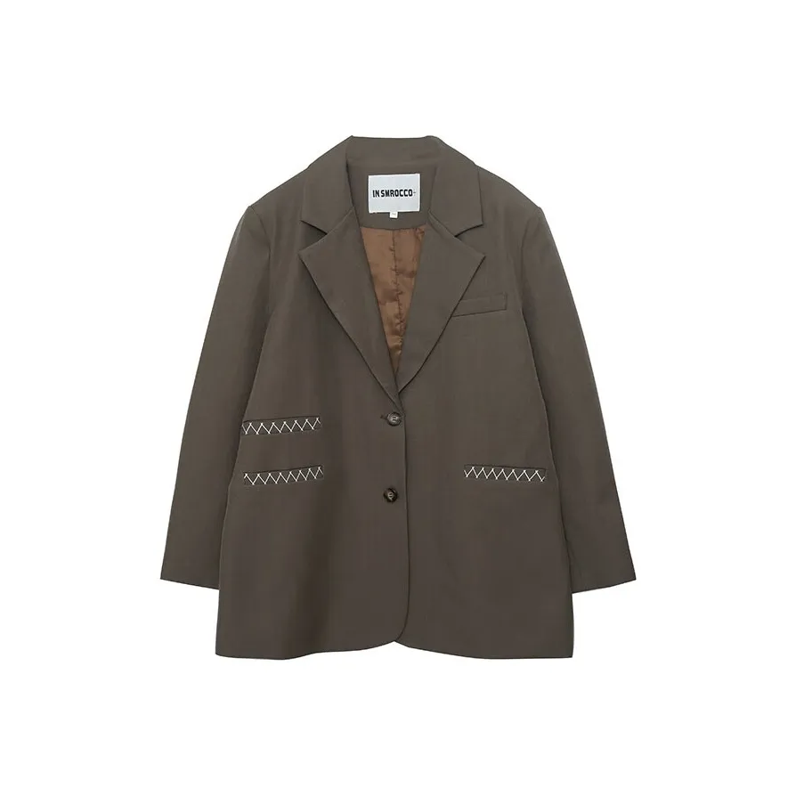 Только ты Бизнес Костюм Большой размер Осенний Пальто Костюм Женские