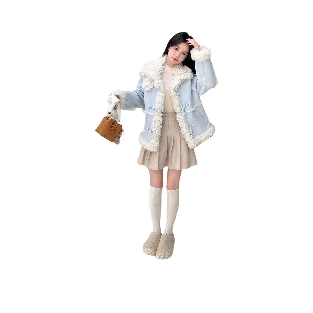 MEXICAN Бархат Feel Пальто Женское