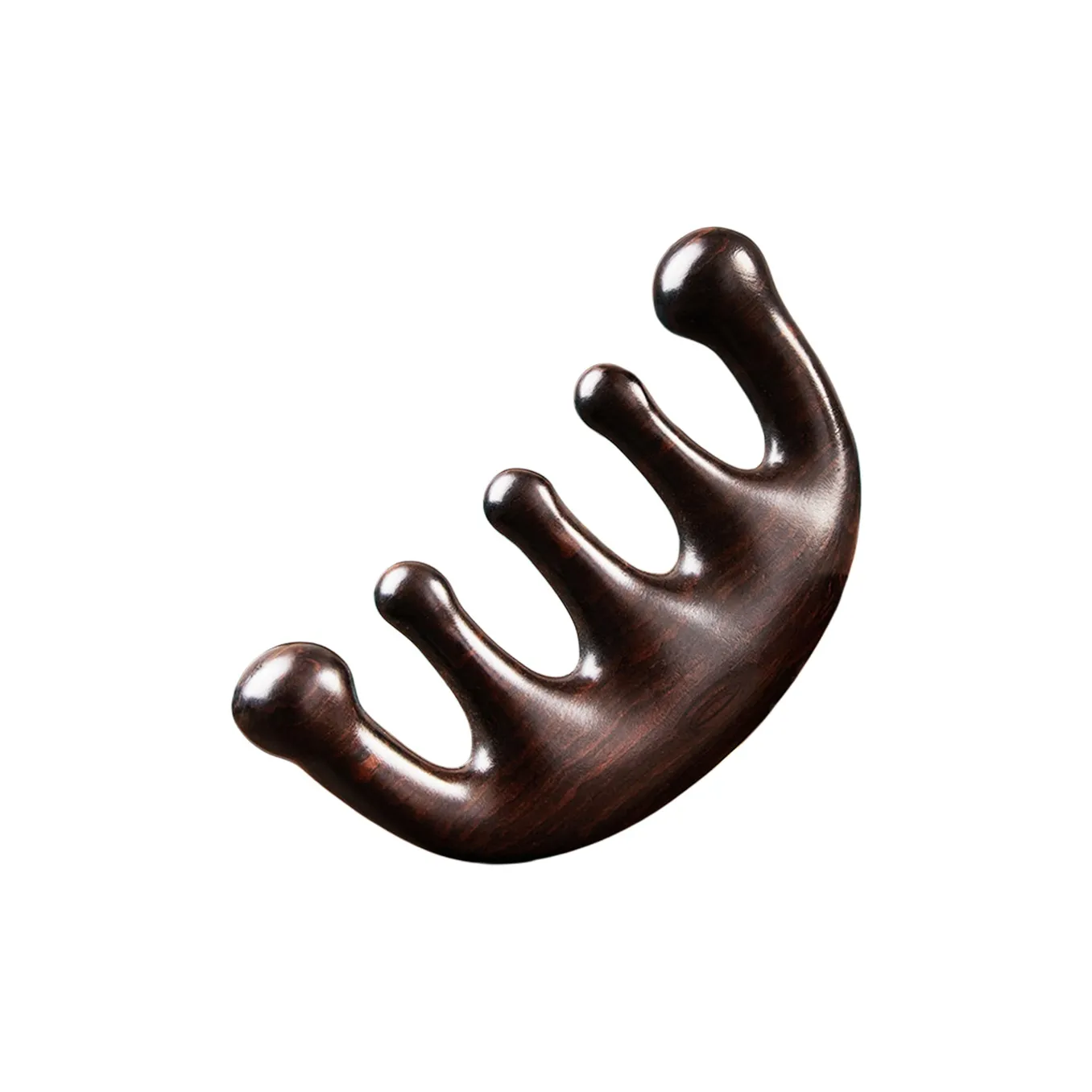 Goodgudi 5A Grade Эбоновый Массажный Гребень