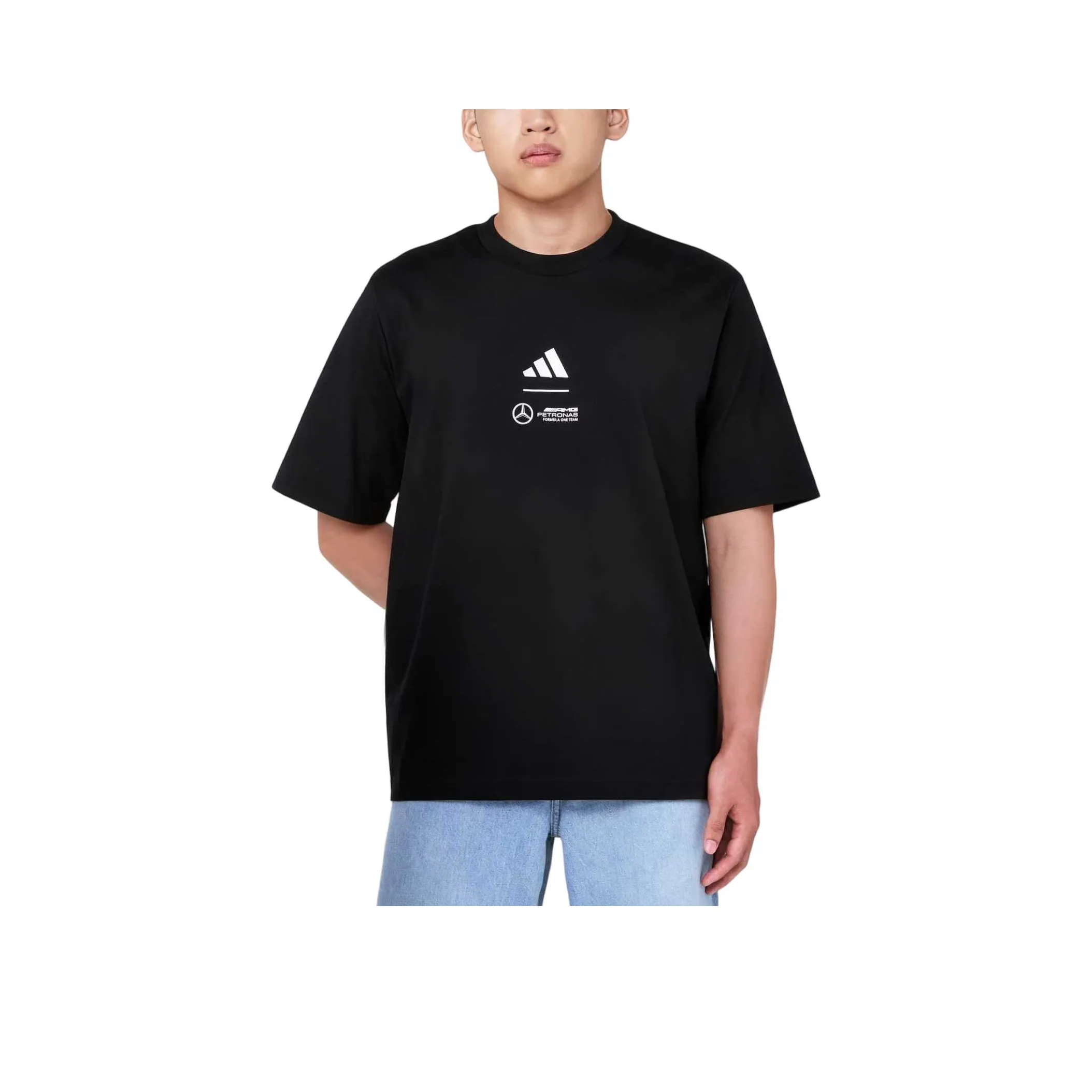 Adidas Sportswear MERCEDES AMG PETRONAS FORMULA ONE GP SINGAPORE Шлем T Рубашка Мужская