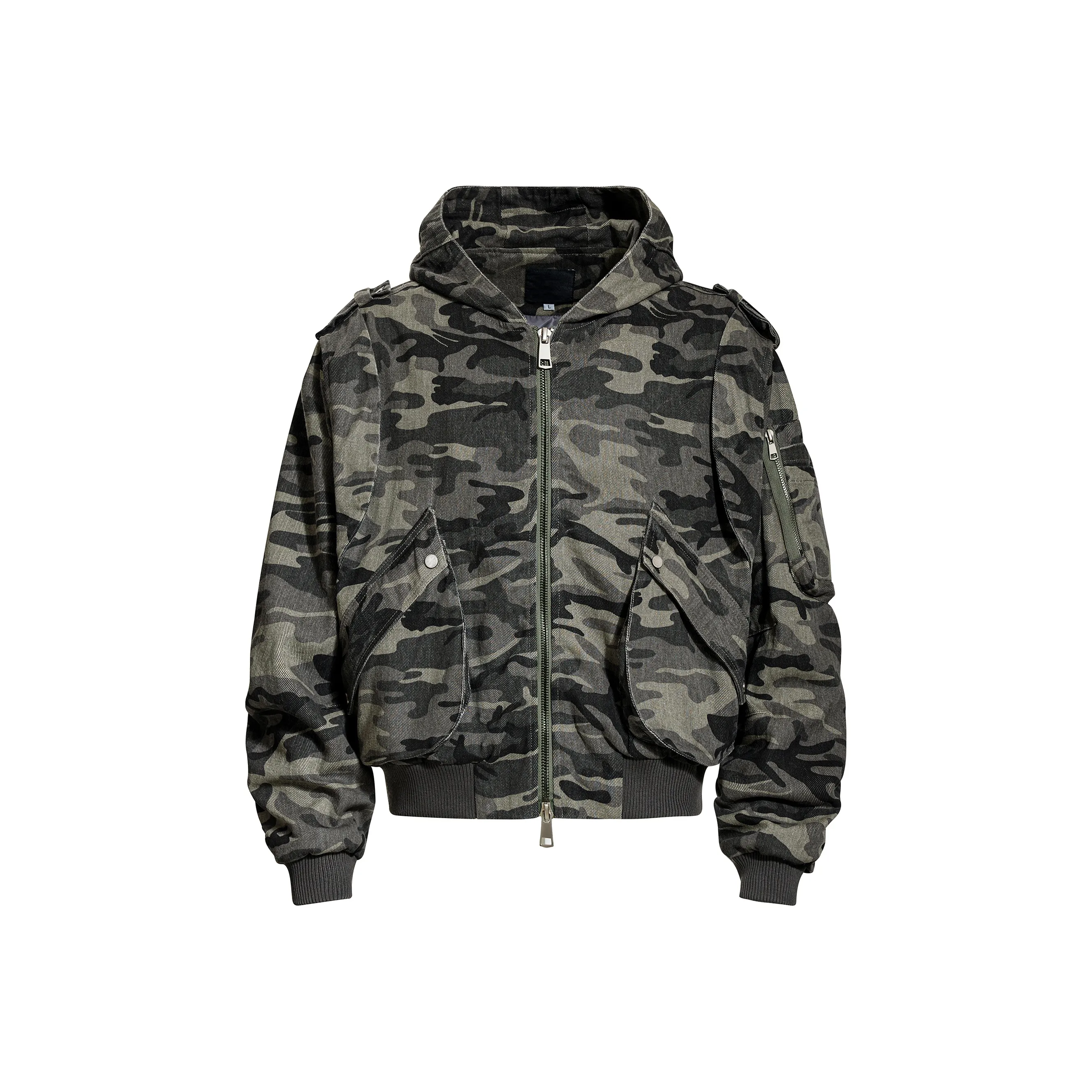 Captainbeer Зеленый камуфляж Женские куртки