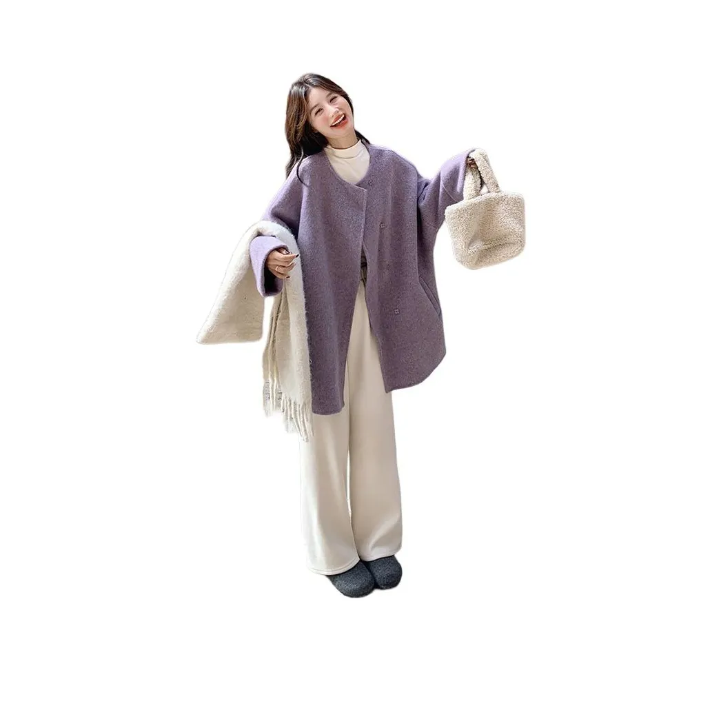 MEXICAN Фиолетовое Женское Пальто