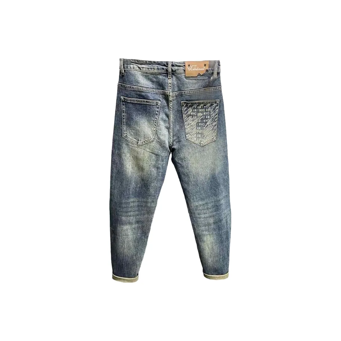 CAT'S PAW Синий Унисекс Джинсы