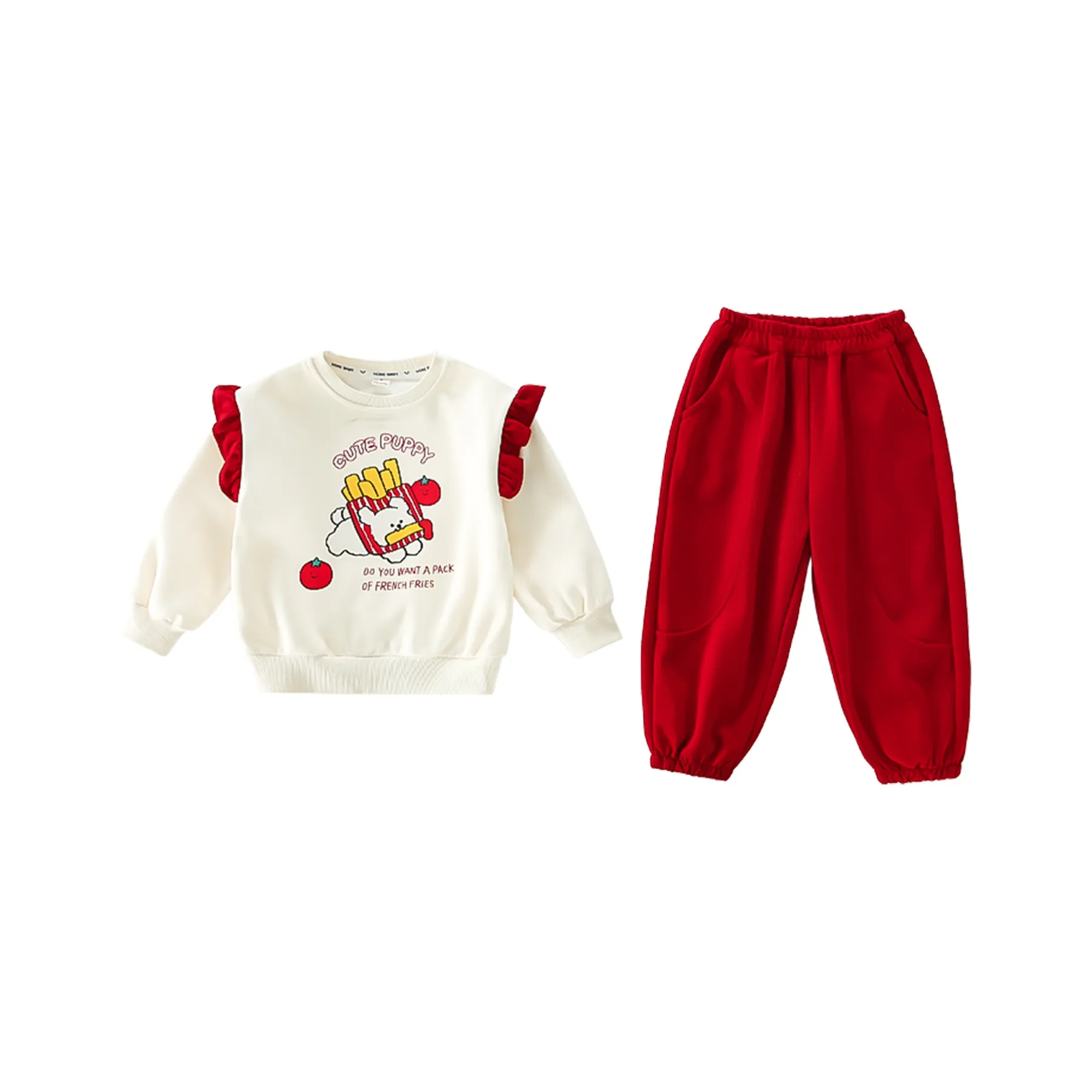 SUPEREDGE Мультяшный Щенок Наборы Одежды для Детей