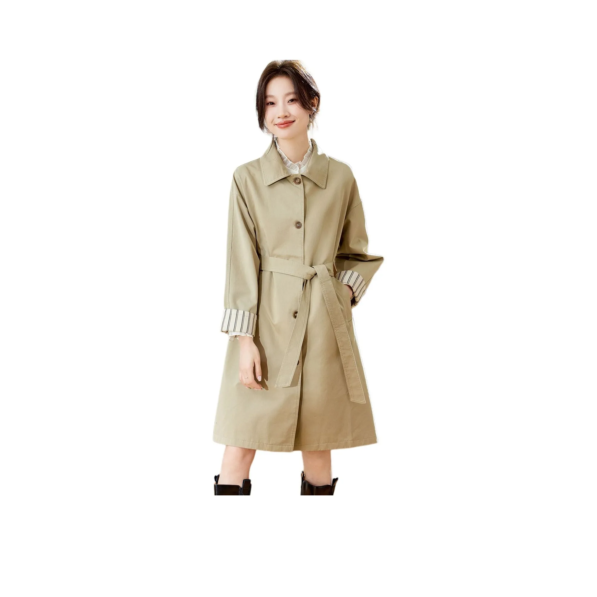 YPUT Женская тренч-куртка