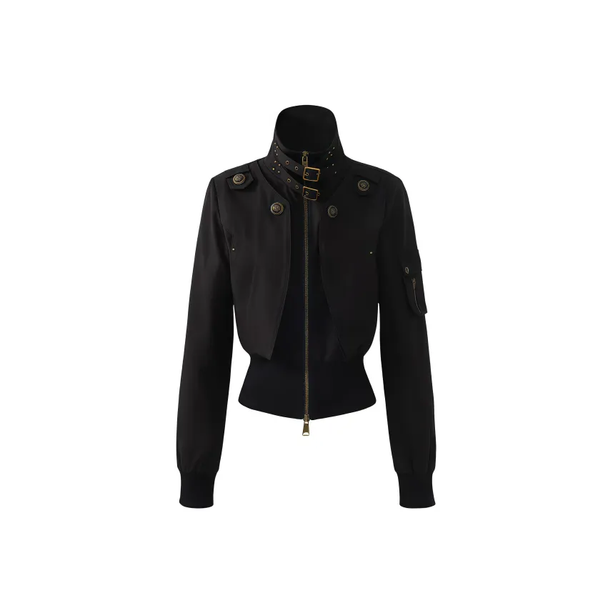 VKXOW Черные Женские Куртки