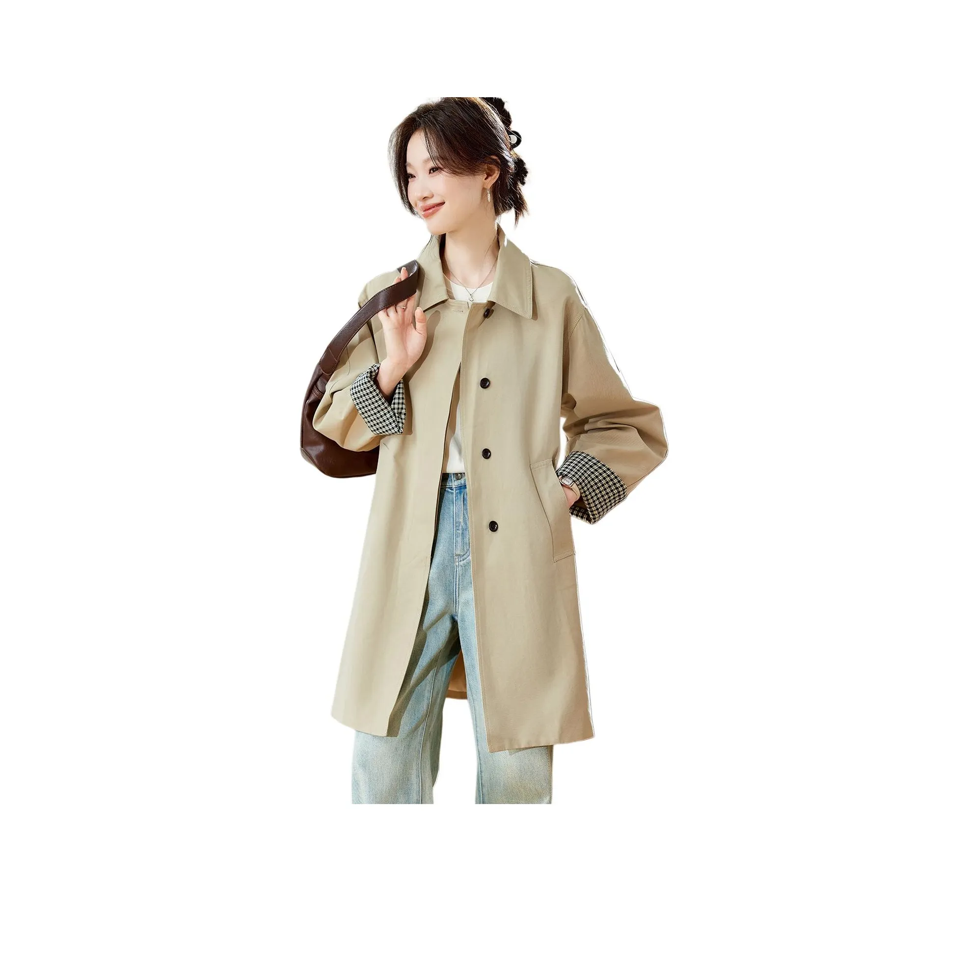 YPUT Женская тренч-куртка