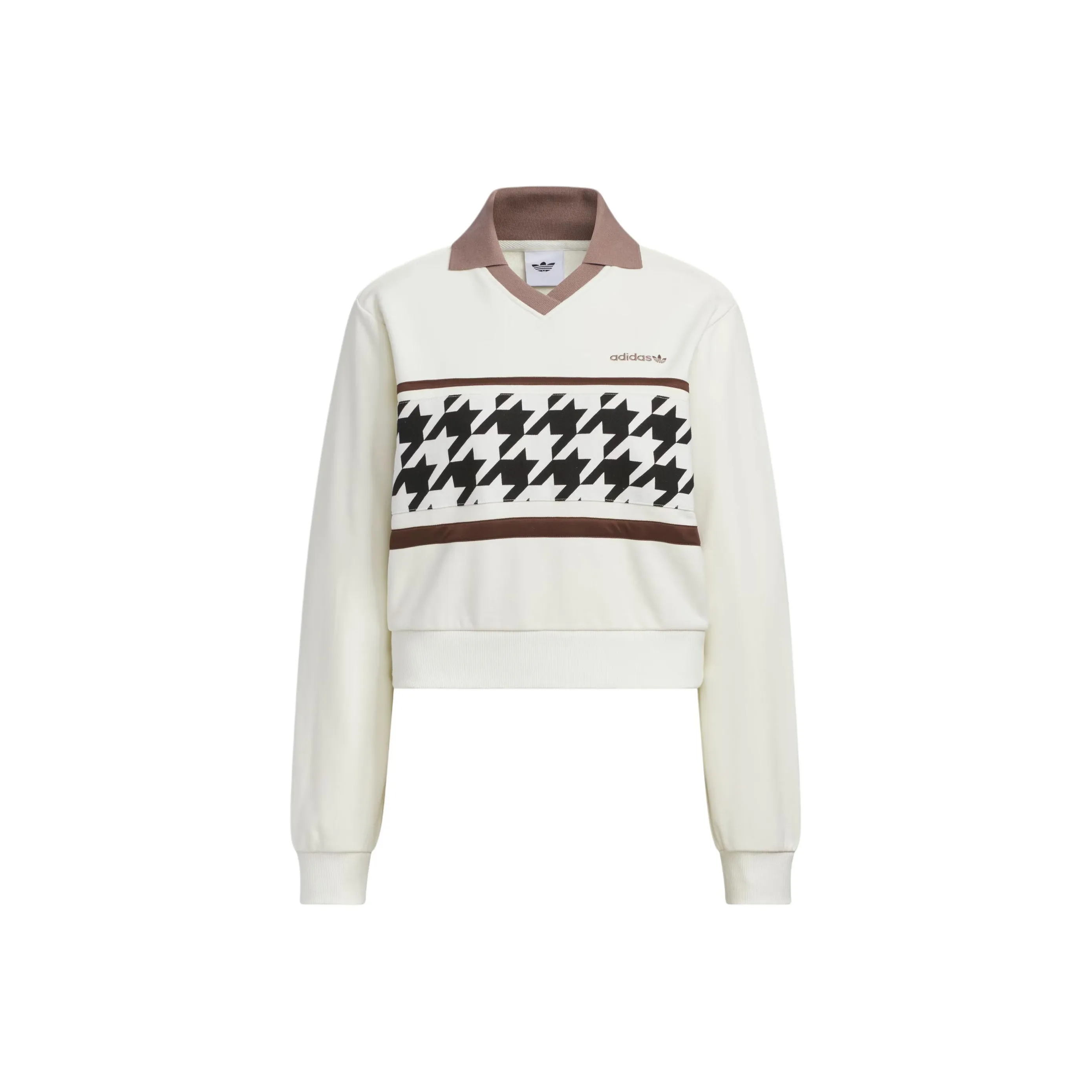 Adidas Originals FW25 Гусиная лапка SWEATCREW Свитшот Женские