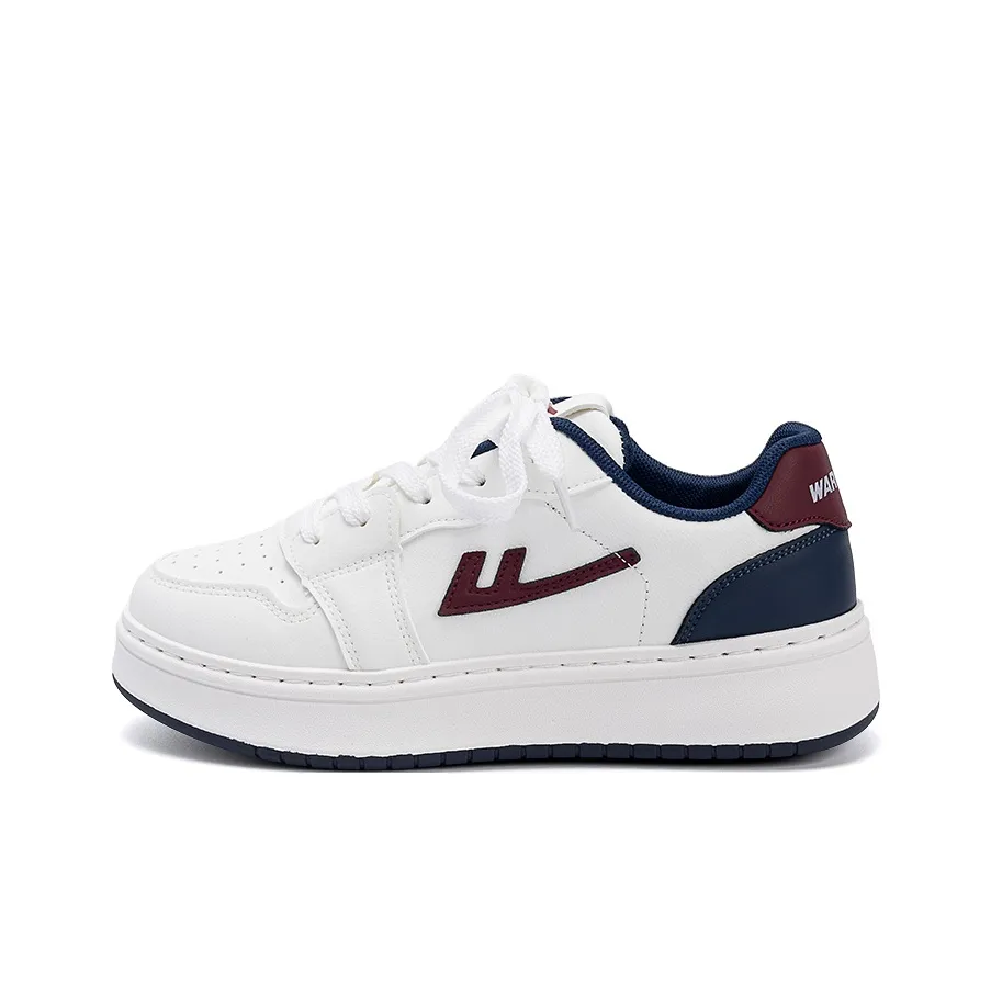 Warrior Скейтборд Кроссовки Низкие Белые Темно-Синие Бордовые Женские