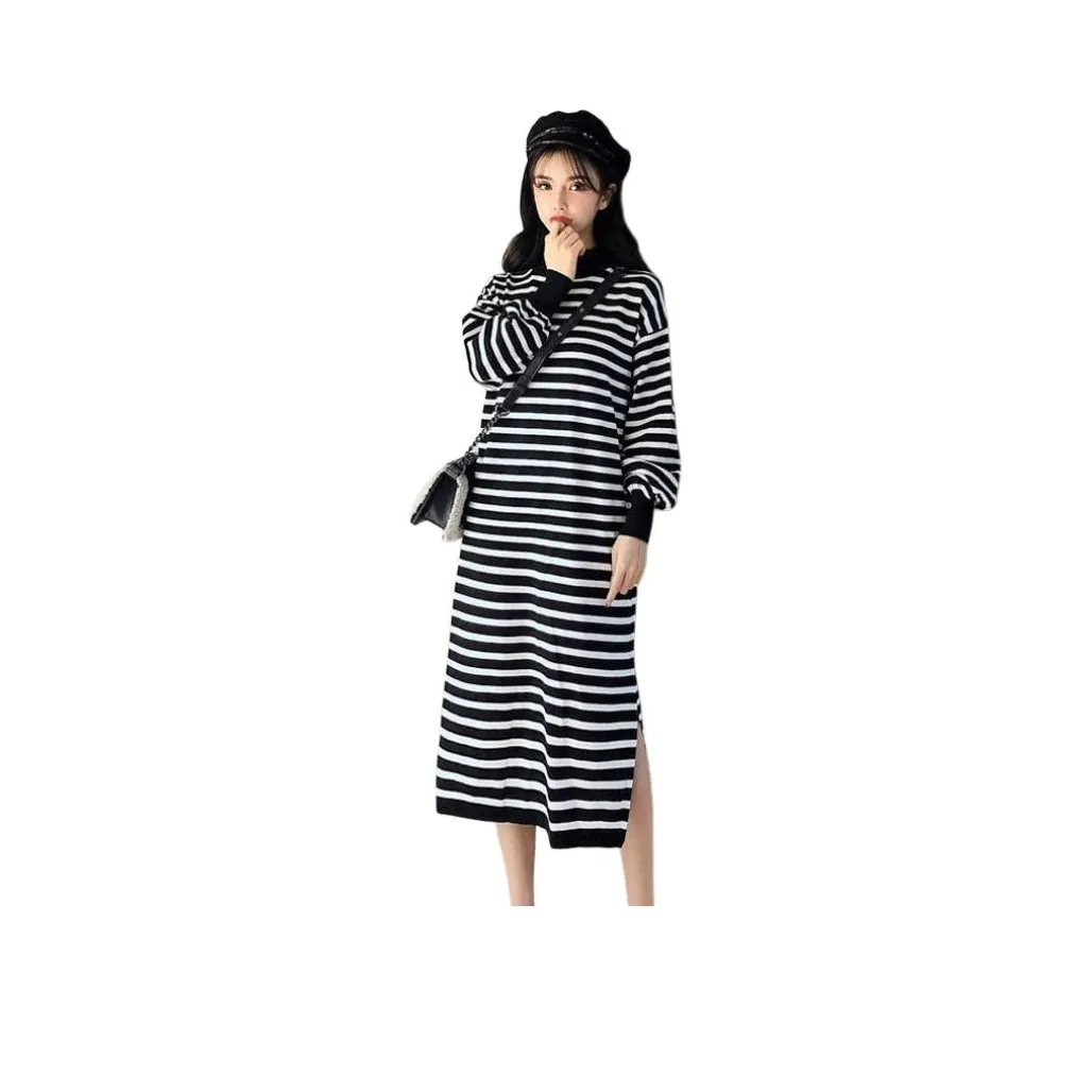 VINMUK Длинное платье с длинными рукавами женское