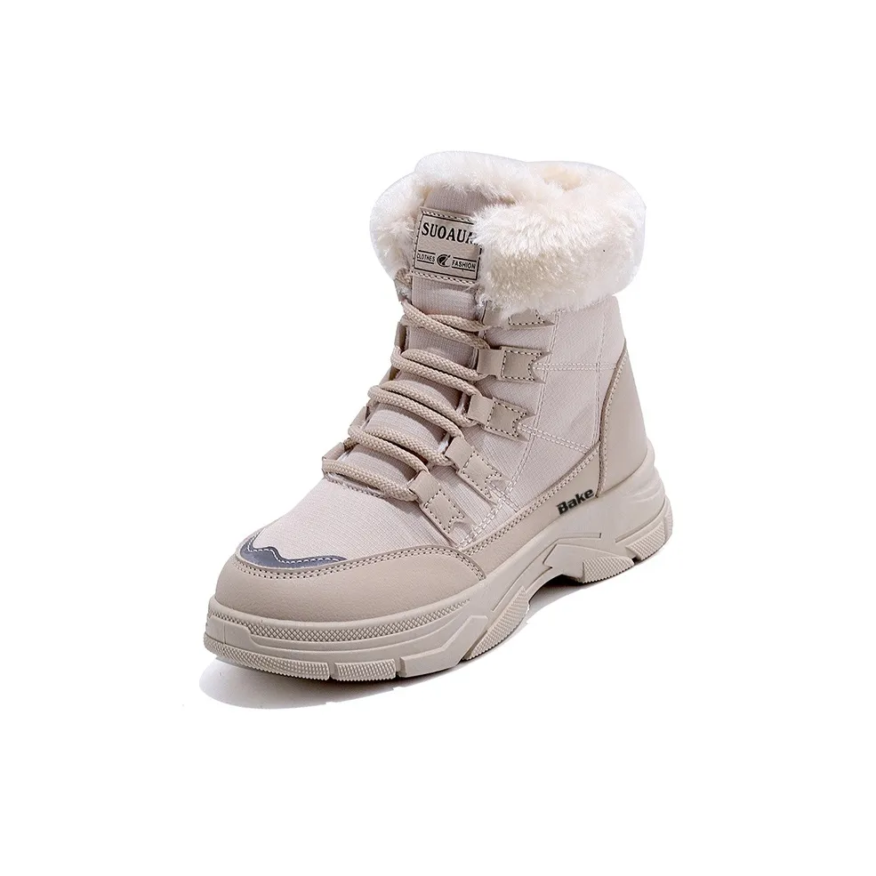 Bake Хлопок Обувь Высокий Топ Женский