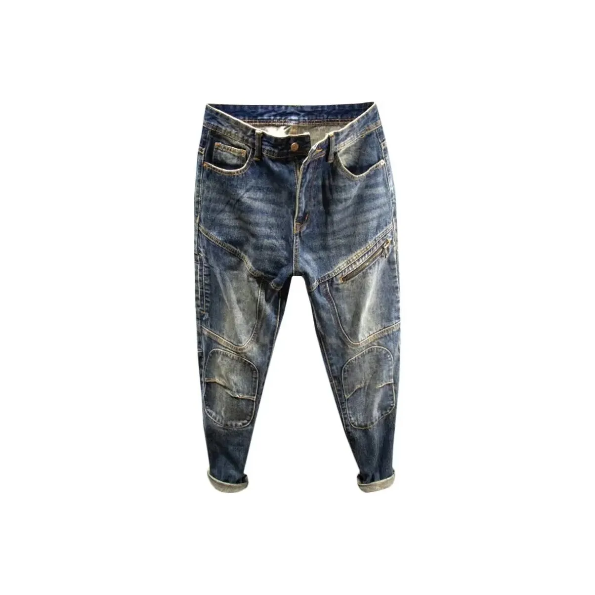 Chisportate Синий Унисекс Джинсы