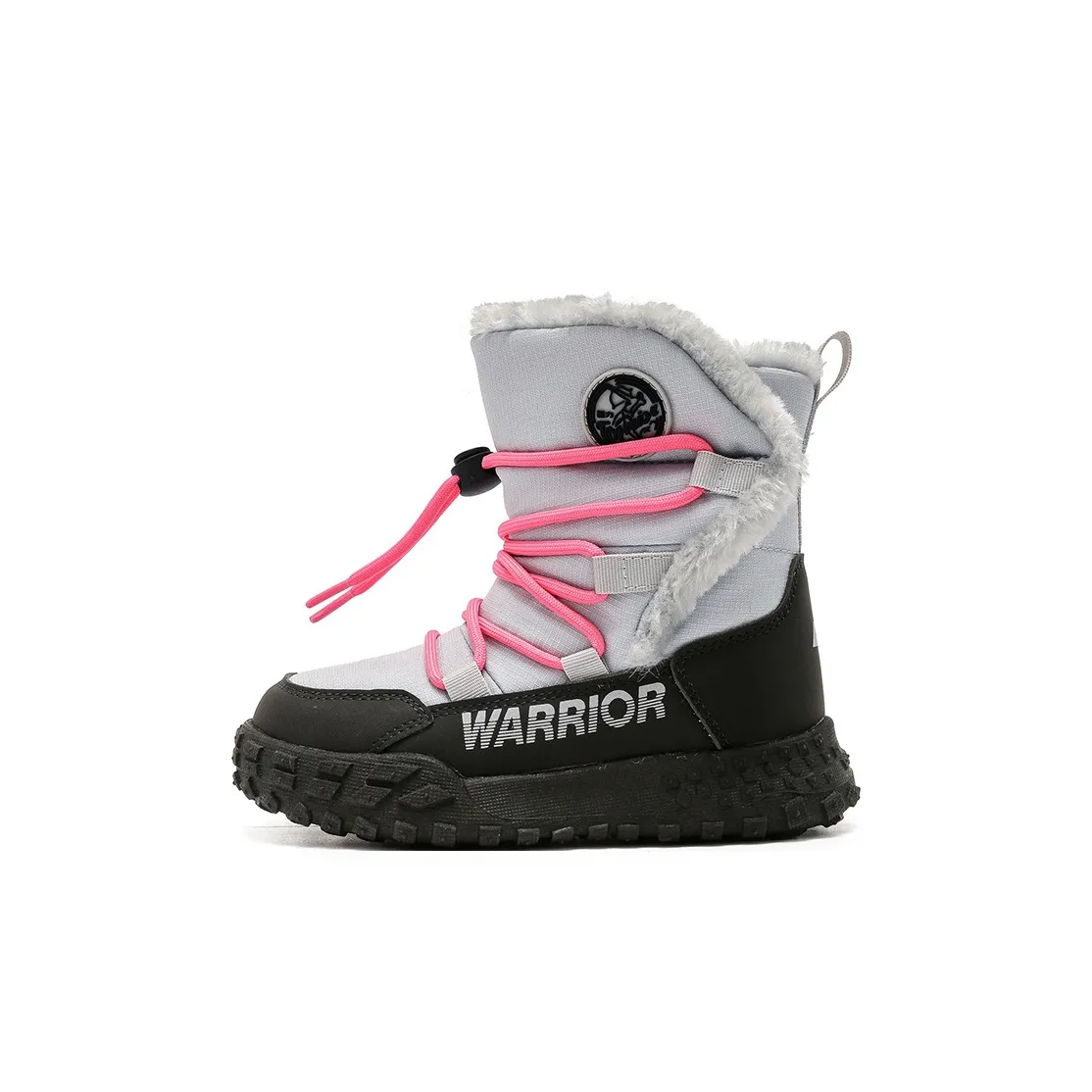 Warrior Термический Увеличивающий Высоту Устойчивый к Износу Противоскользящий Высокий Топ Детские Зимние Сапоги
