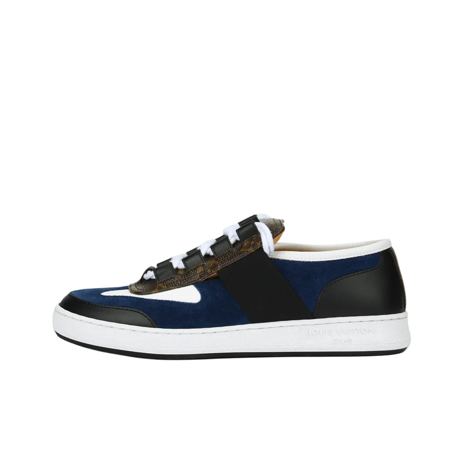 LOUIS VUITTON Lous Skateboard Shoes Women's Low Top Blue/White