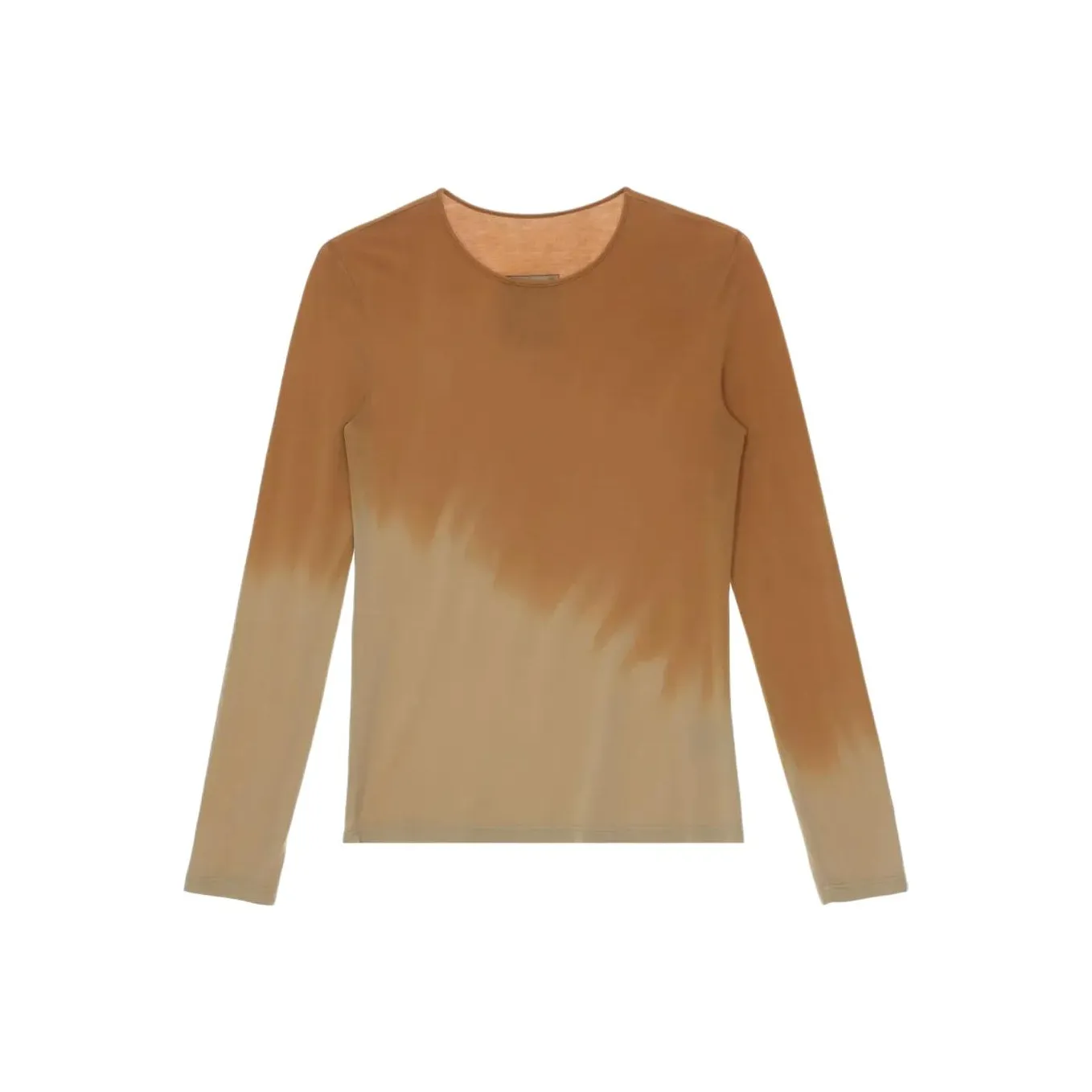 UMA WANG Горчичный Желтый Женские T-рубашки