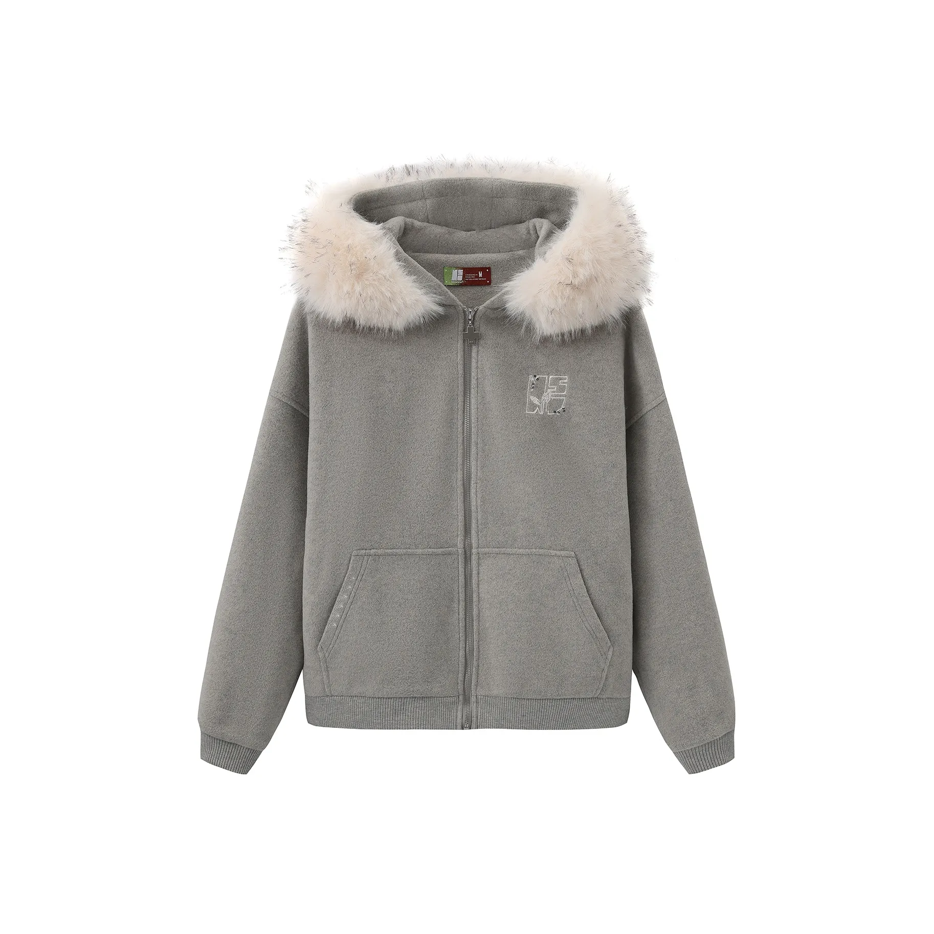 NSTNEW START Серый С подарками Sprouting Ярлык Женские Меховые изделия