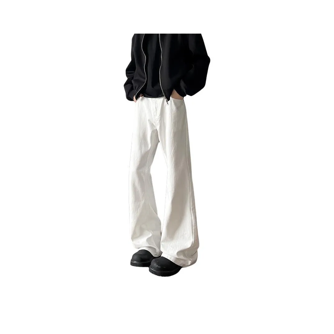 REBIRTHRABBIT Белый Мужской Джинсы