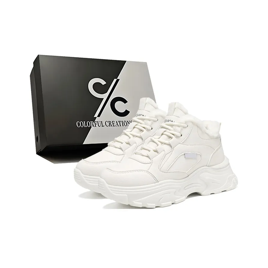 Colorful Creations Толстая подошва Кроссовки MID Топ Женские