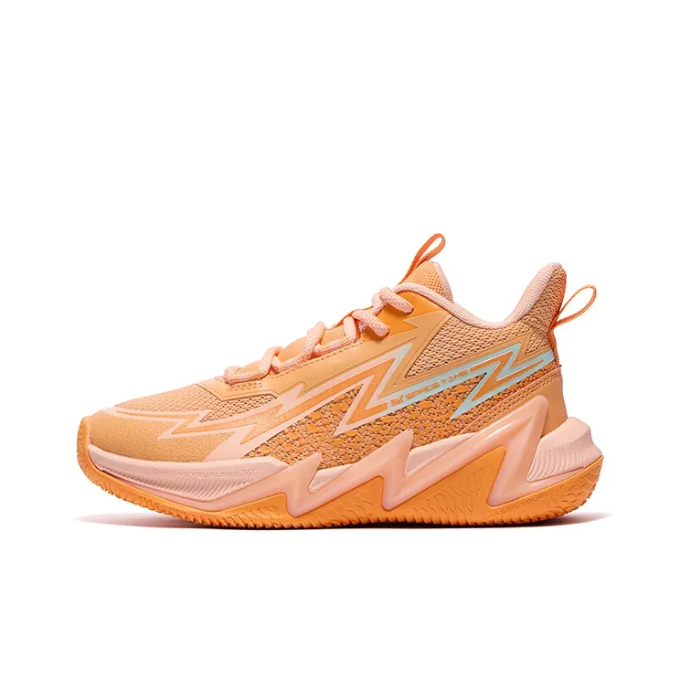 361°KIDS Баскетбольные кроссовки Low Топ Milkshake Orange Radiant Orange Fruity Orange Школьный возраст