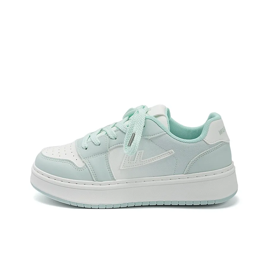 Warrior Скейтборд Кроссовки Низкие Зеленые Белые Женские