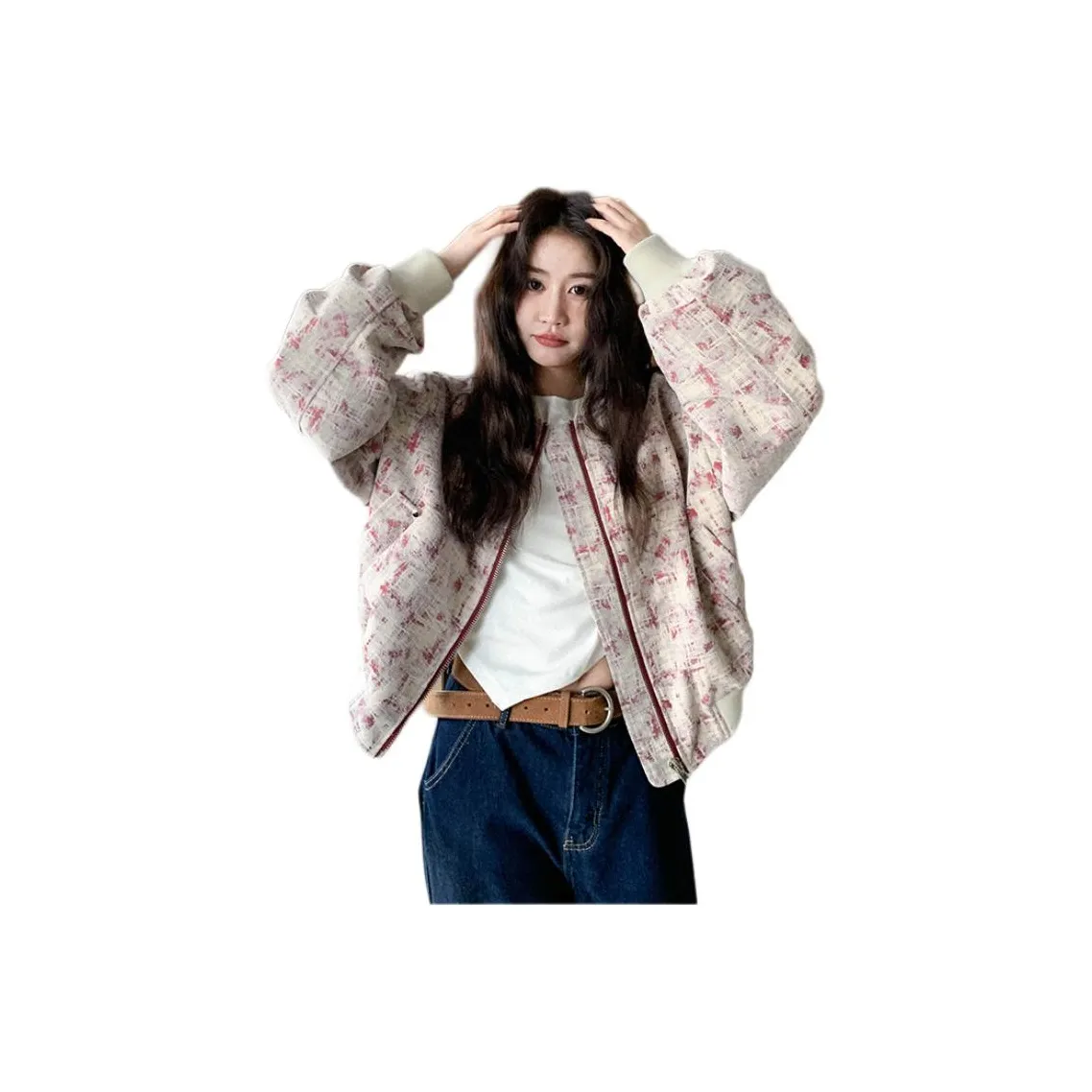 Dippanis Красный Белый Женский Куртки