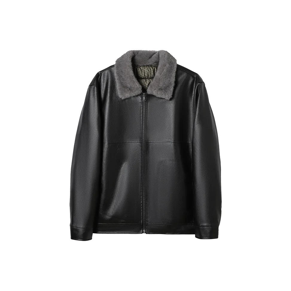 Vintage Cars Кожаная куртка Мужская