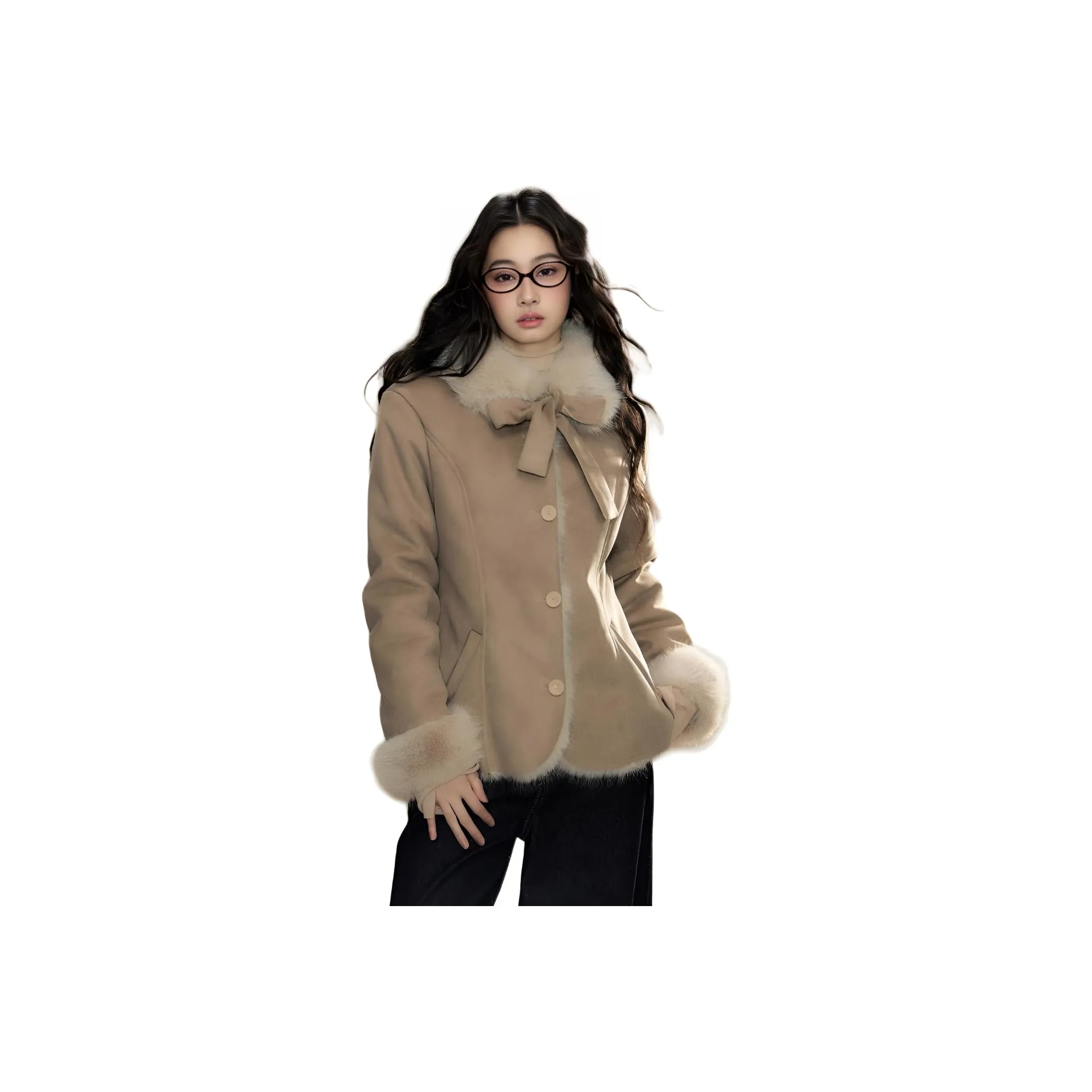 HTHK Кофе Женские Меховые изделия