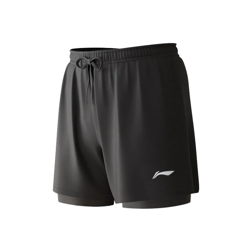 Подкладка Черные Мужские Спортивные Шорты