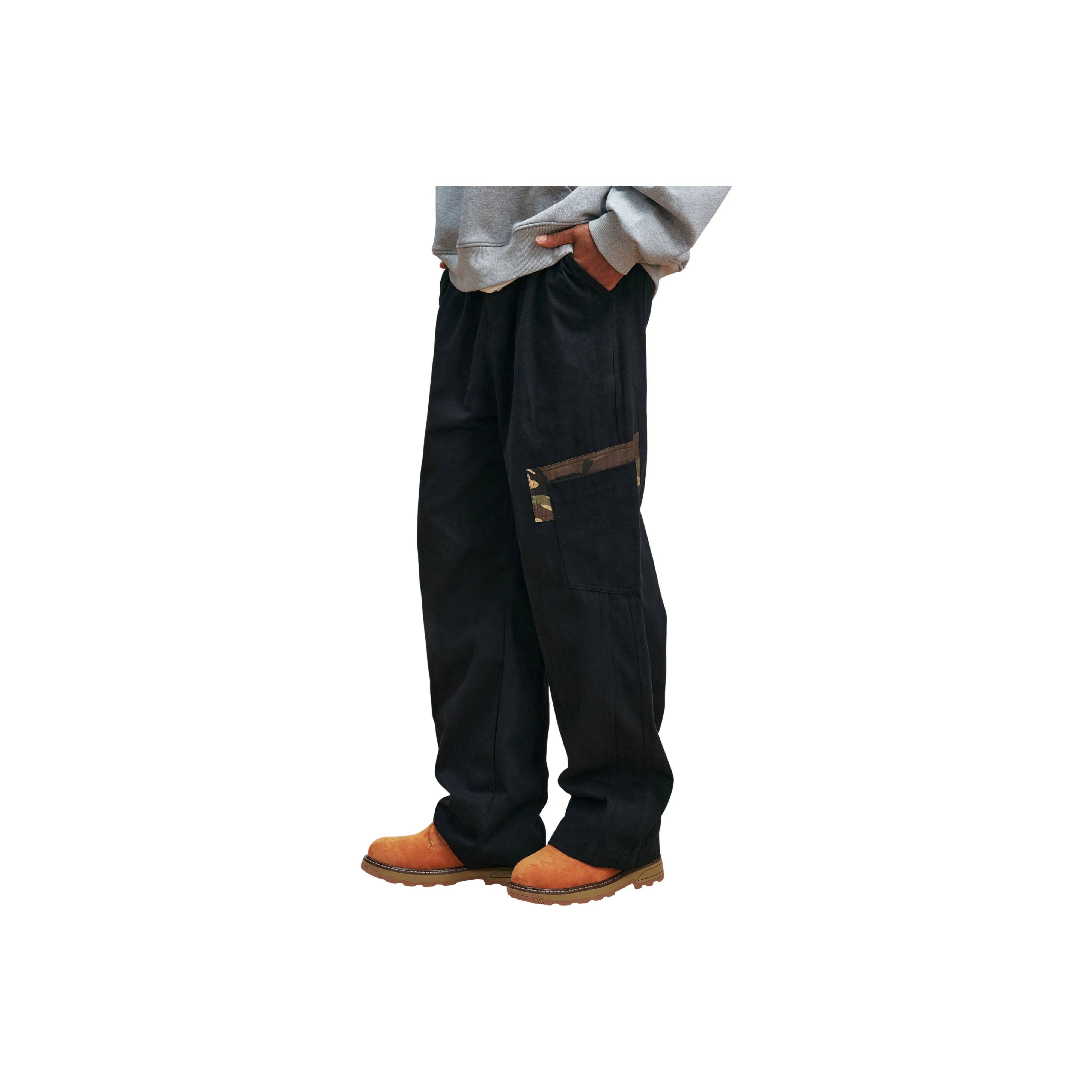 VEIDOORN Black Unisex Cargo Pants VEIDOORN Черные унисекс карго брюки