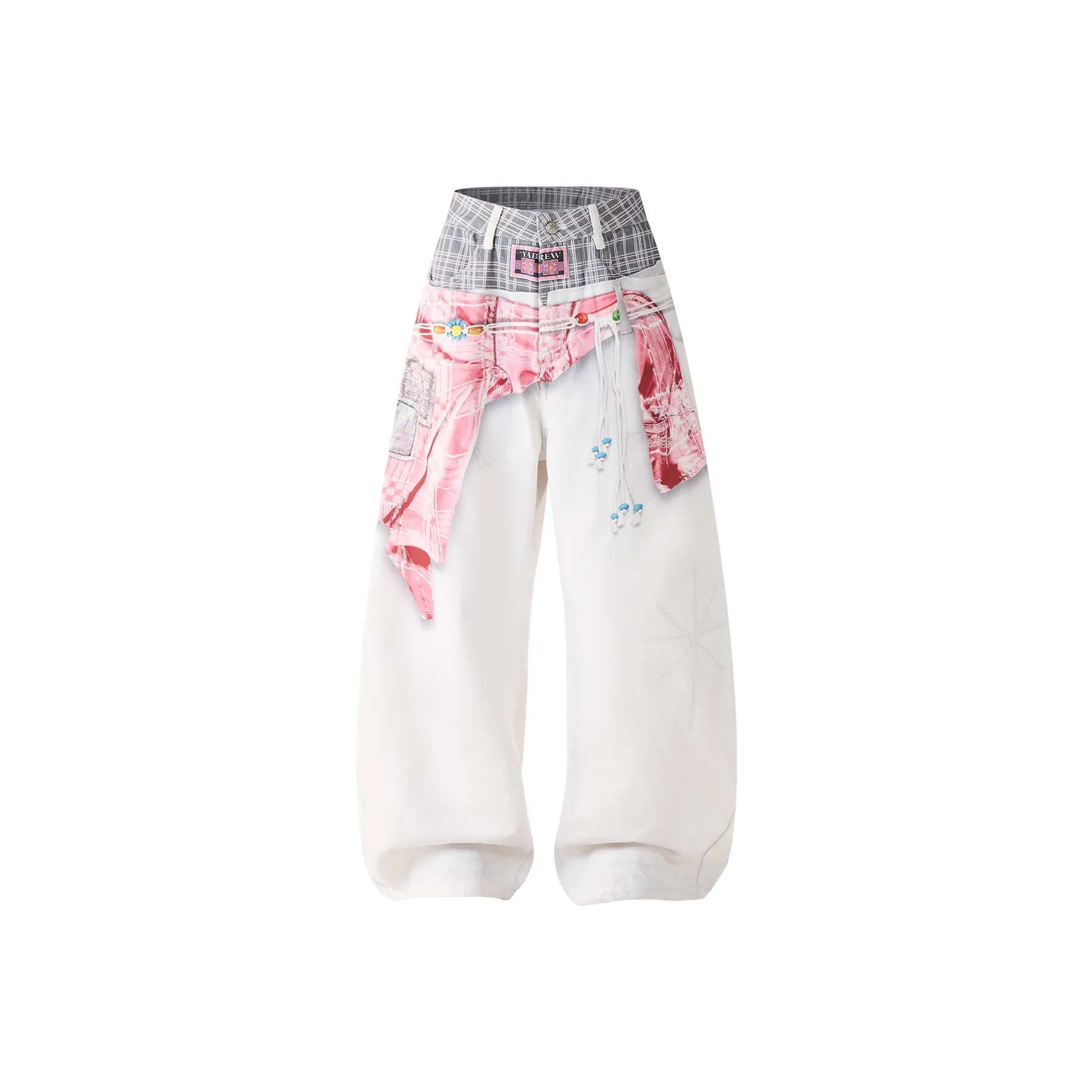 OULUDE Белый Мужской Джинсы