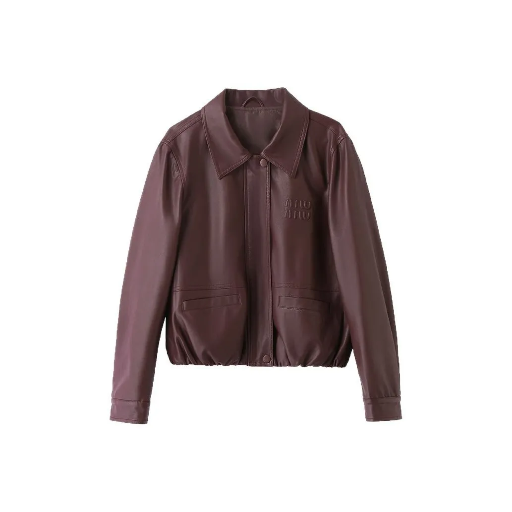 Devanro Женские Кожаные Куртки