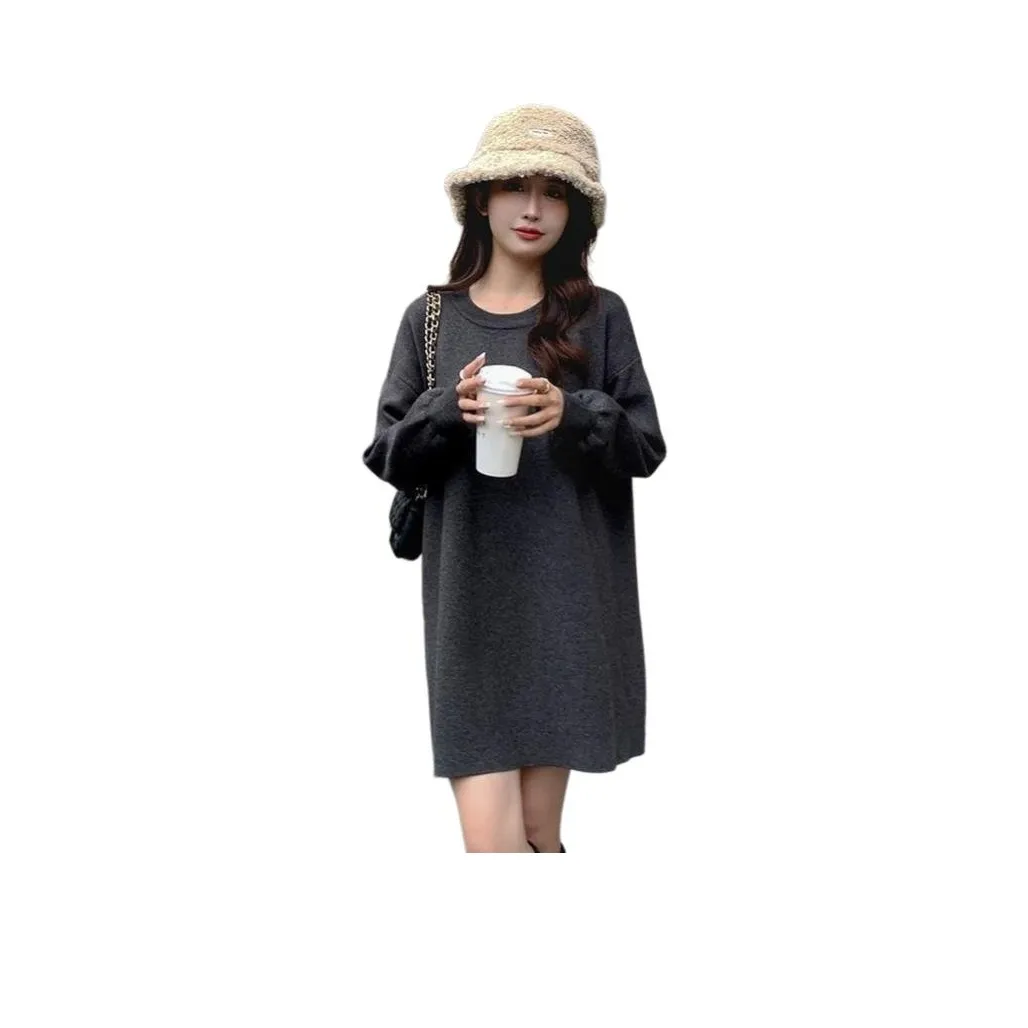 VINMUK Длинное платье с длинными рукавами женское