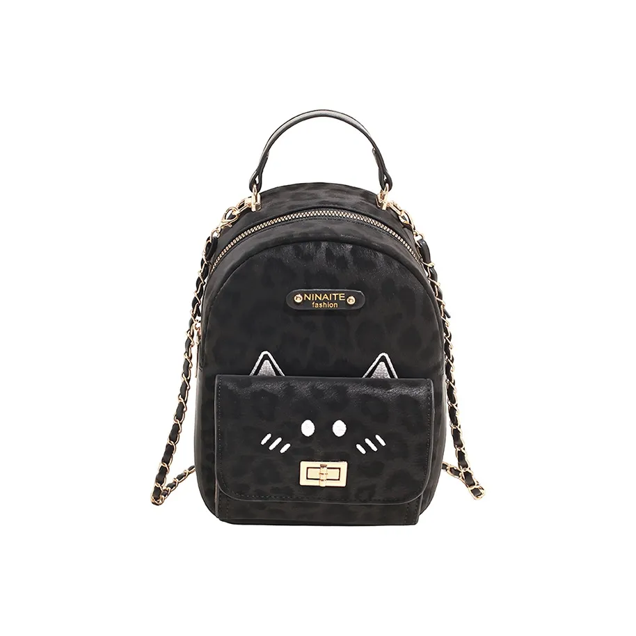 Tezimyt ПУ (полиуретан) Рюкзак Стандартный Черный Хаки Кофейный