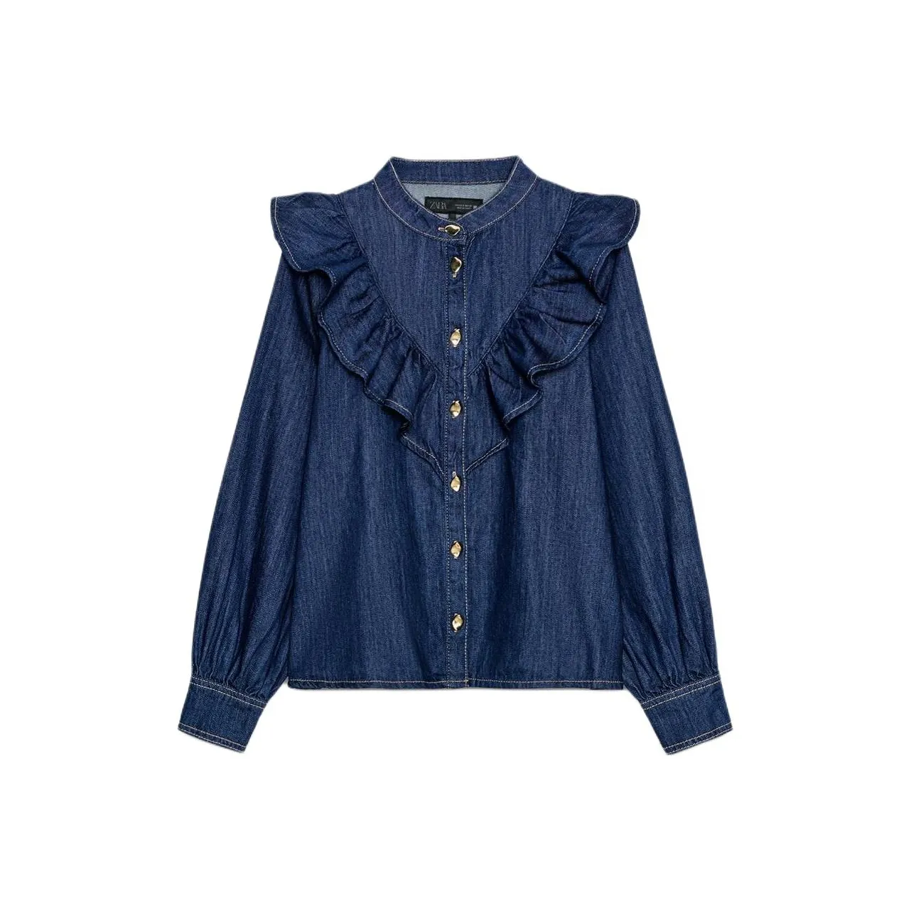 ZARA Синие Женские Рубашки