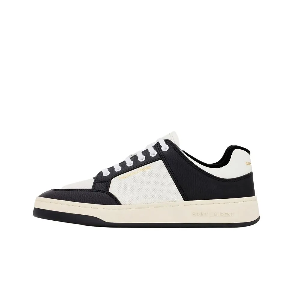 SAINT LAURENT Skateboard Shoes Men Low Top White