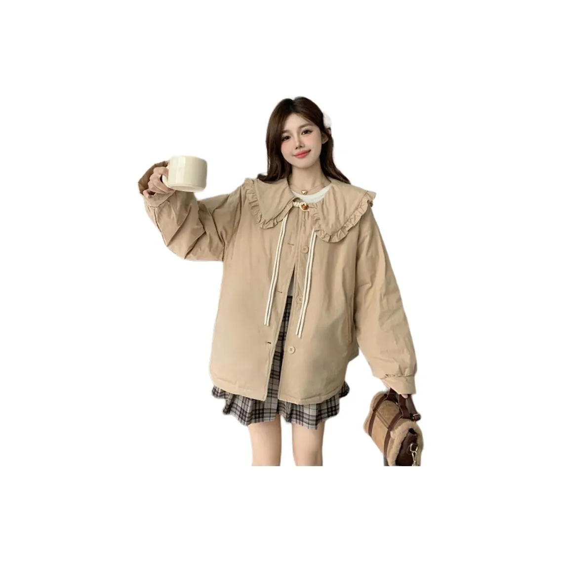 CHARM GLOW Хлопковый пуховик женский