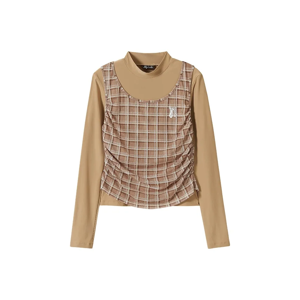 Keypote Golf Марля Длинный Рукав Т-Рубашка Женская