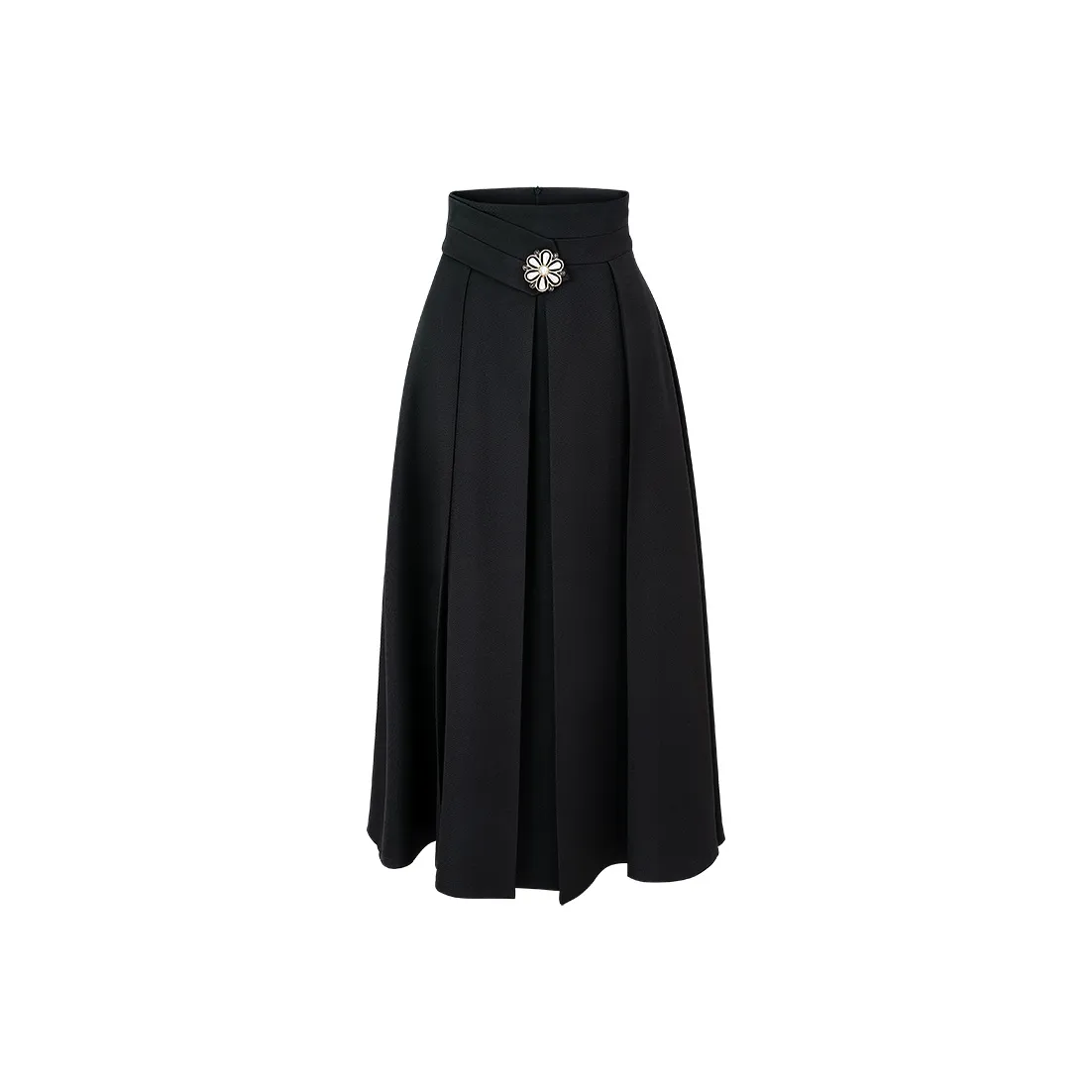 Tang Xi Черный Женские Повседневные Длинные Юбки