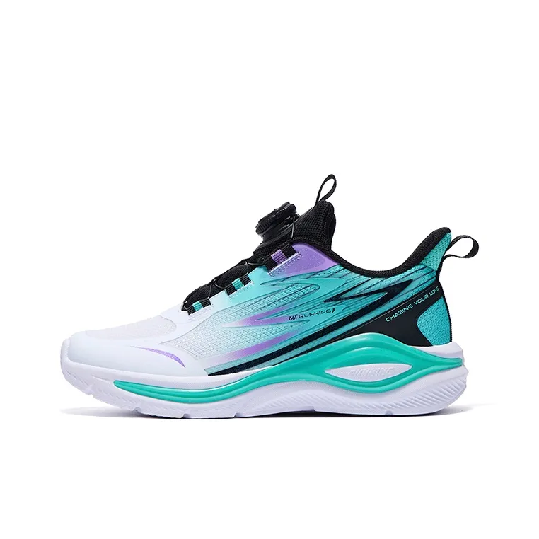 361°KIDS Панель Устойчивая к истиранию Легкий Амортизация Противоскользящие Детские Беговые Кроссовки Зеленый Подростки