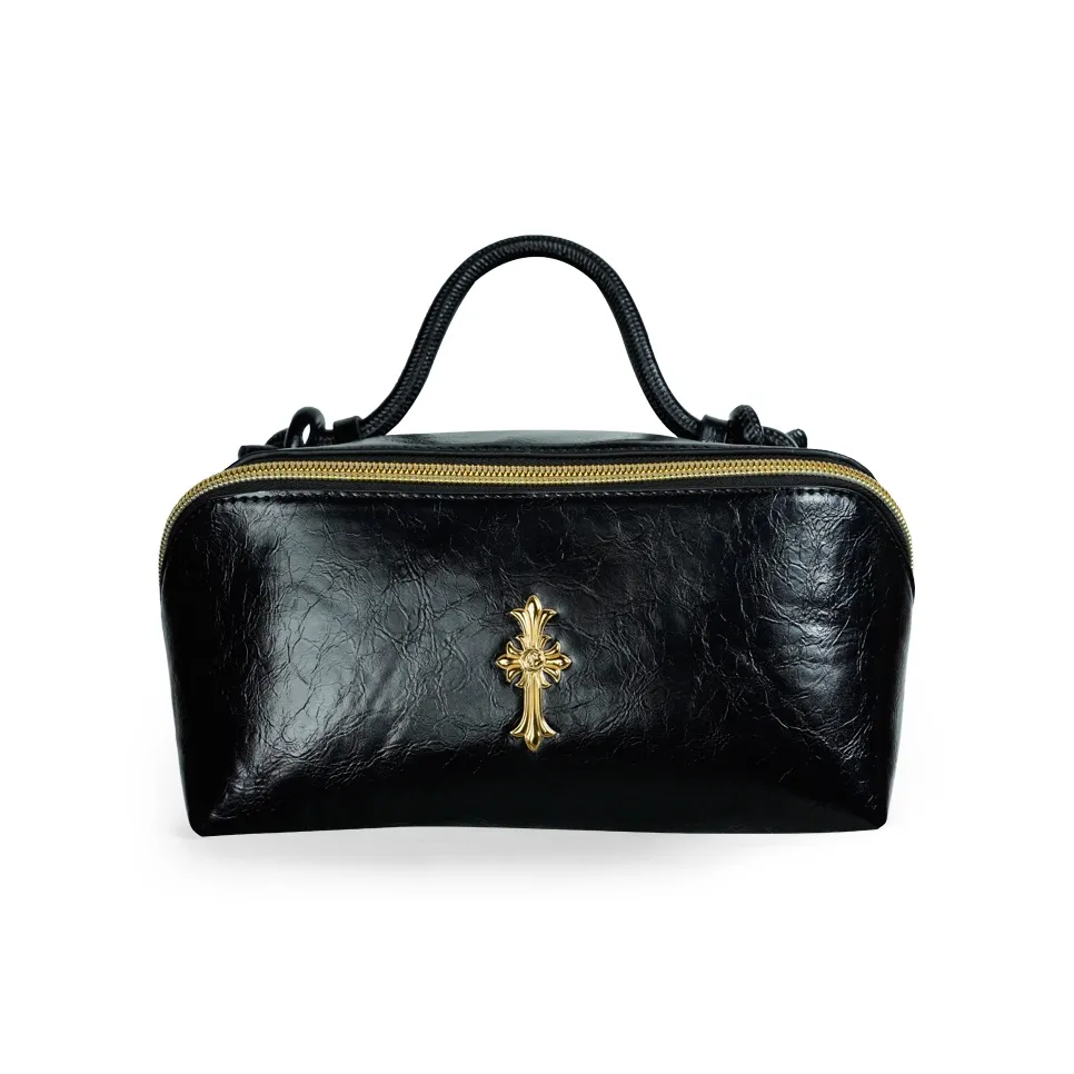 Ed Hardy ПУ (полиуретан) кожа сумка для хранения женская черная