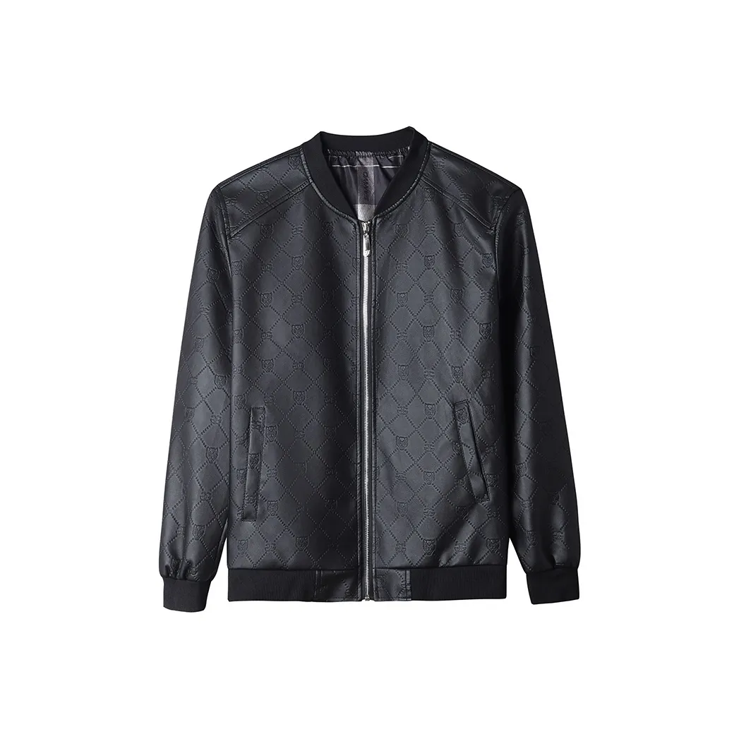 Candito Без подкладки кожаная куртка унисекс