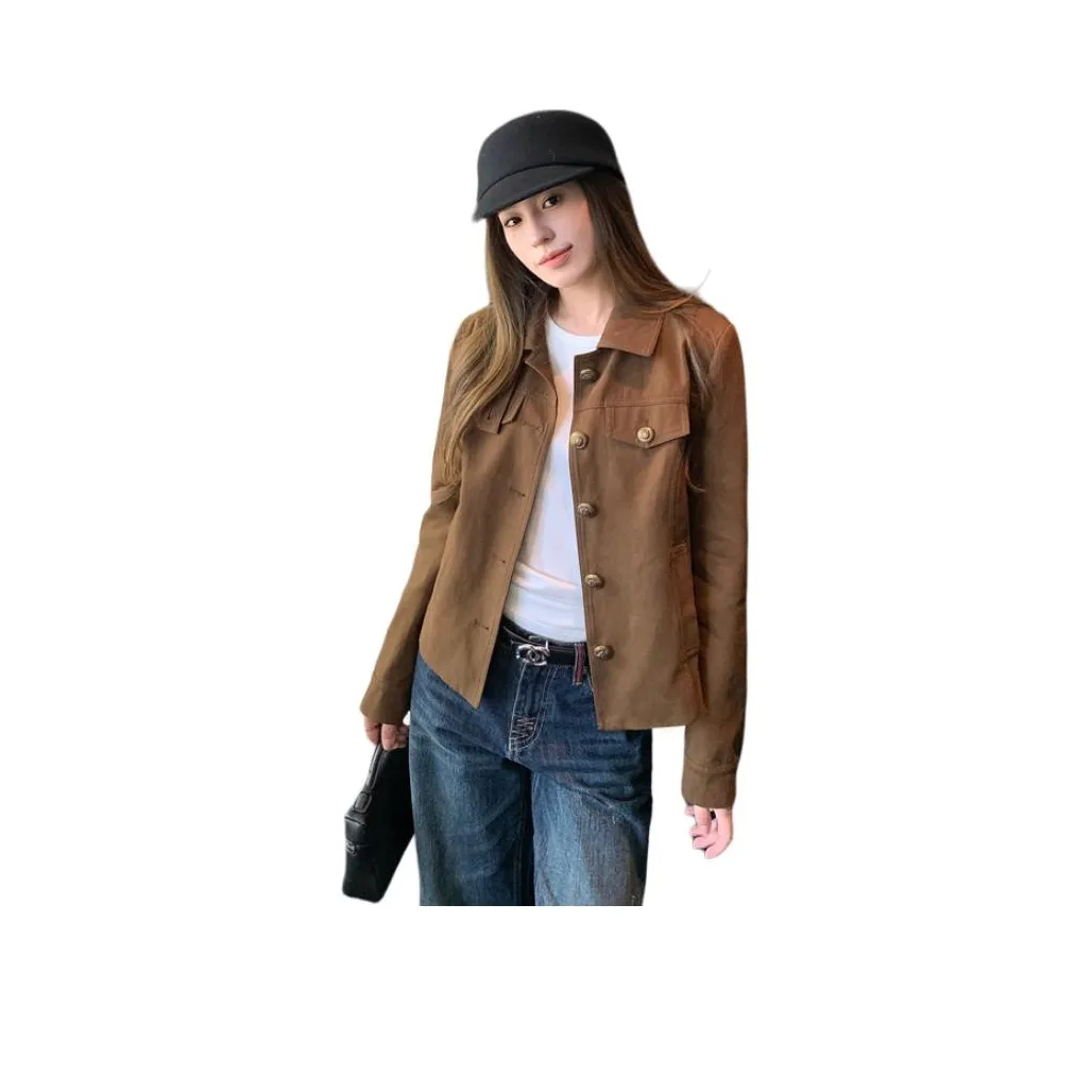 Dippanis Темно-коричневые Женские Куртки