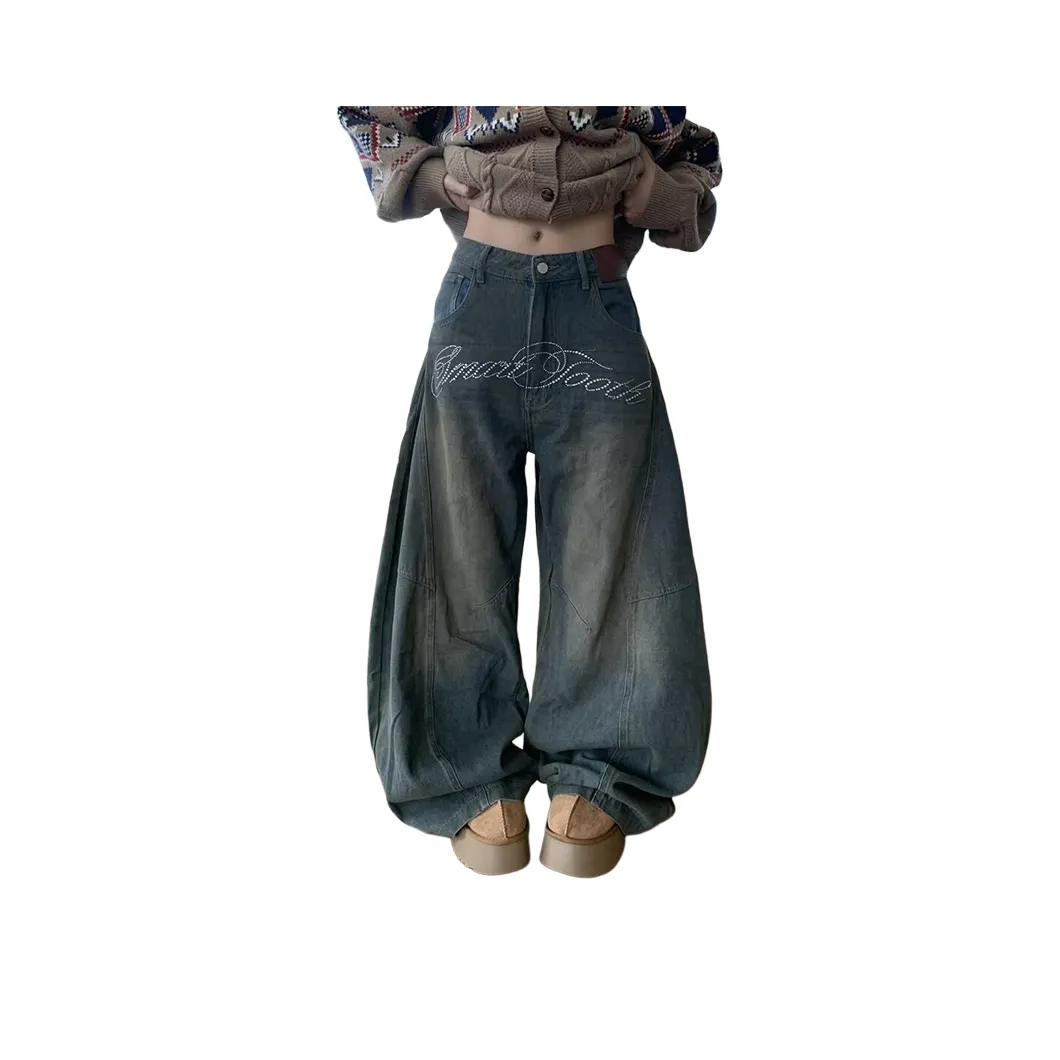 PANDA ADEVIL Синий Унисекс Джинсы