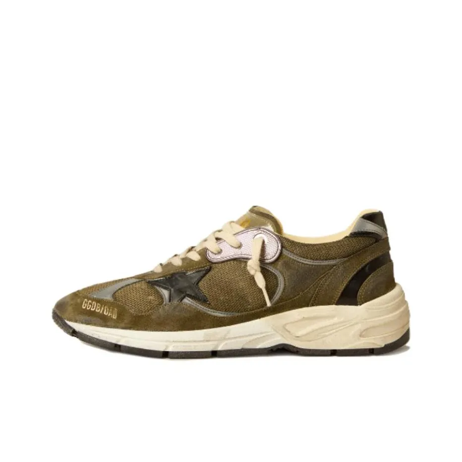 Golden Goose Dad Star Casual Shoes Men Low Top Green